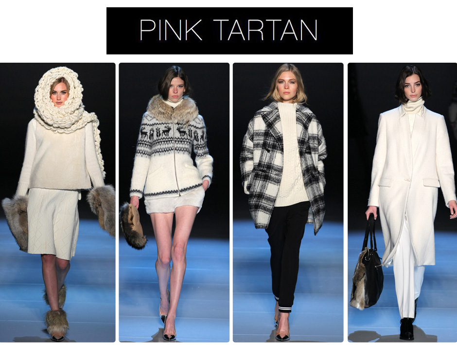 toronto fashion week pink tartan fall 2014 01