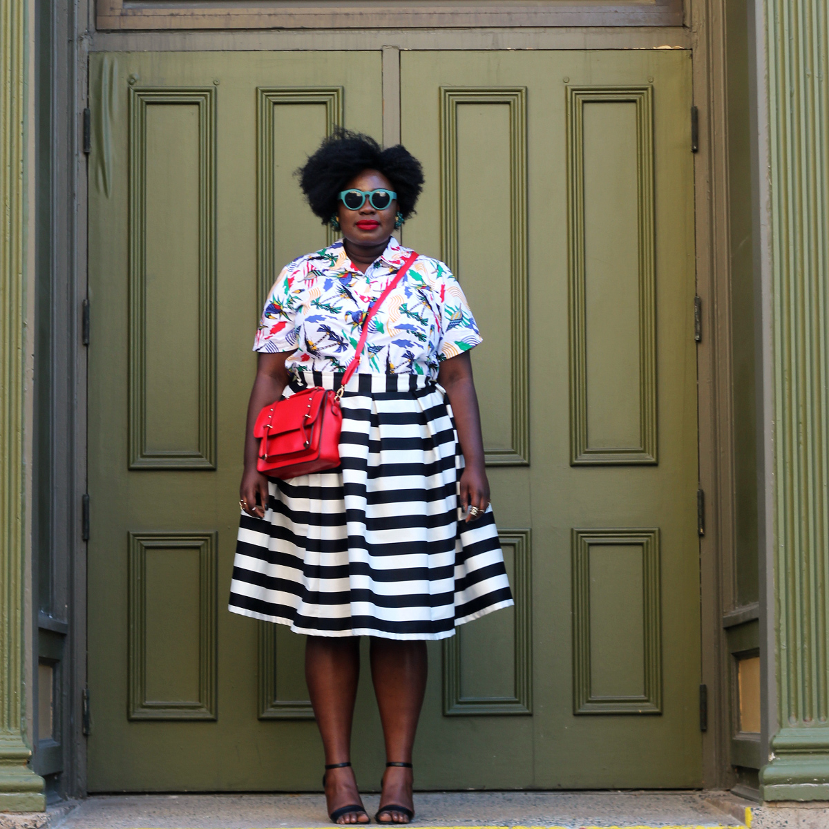 plus size horizontal stripes 01