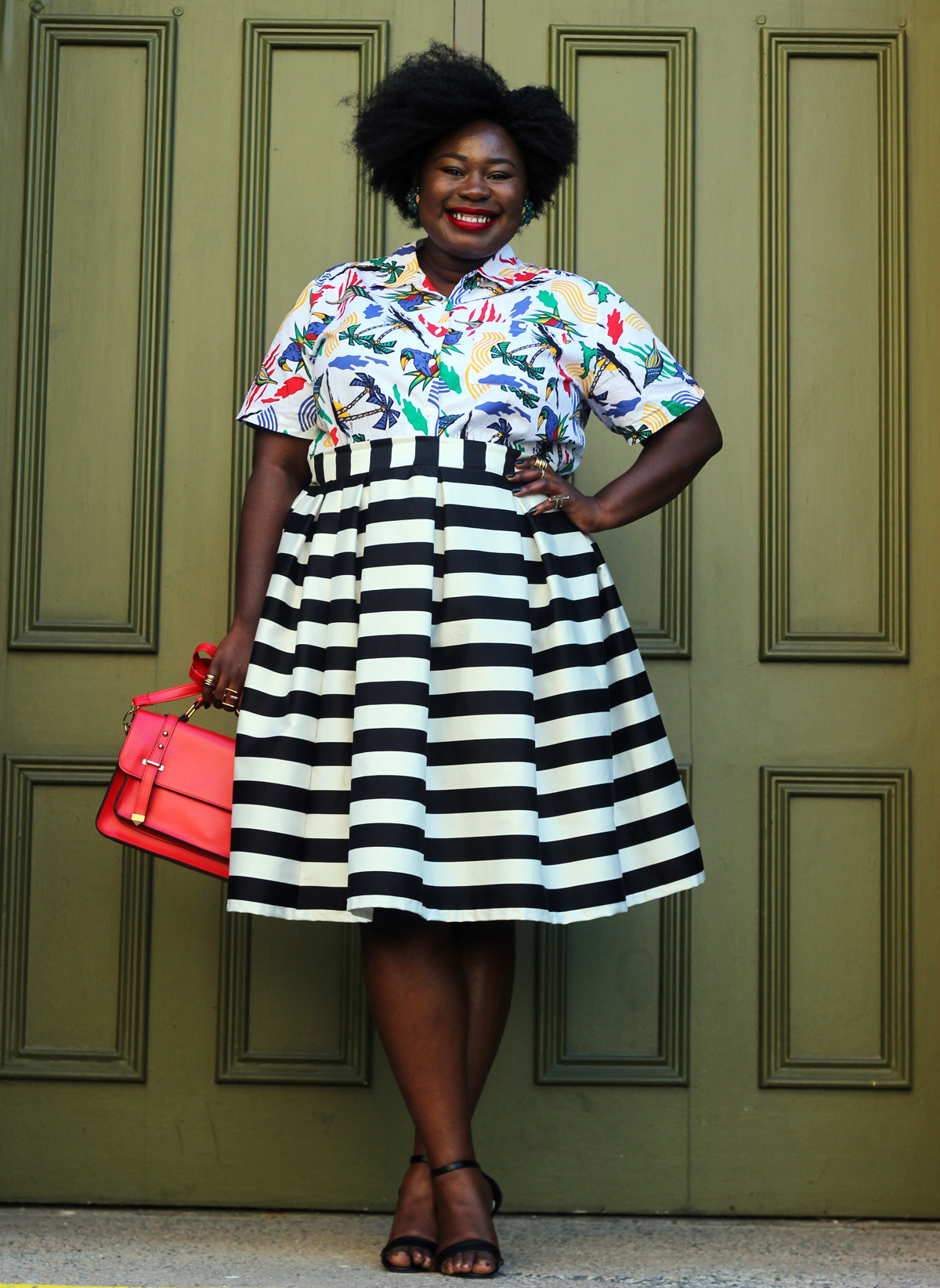 plus size horizontal stripes 05