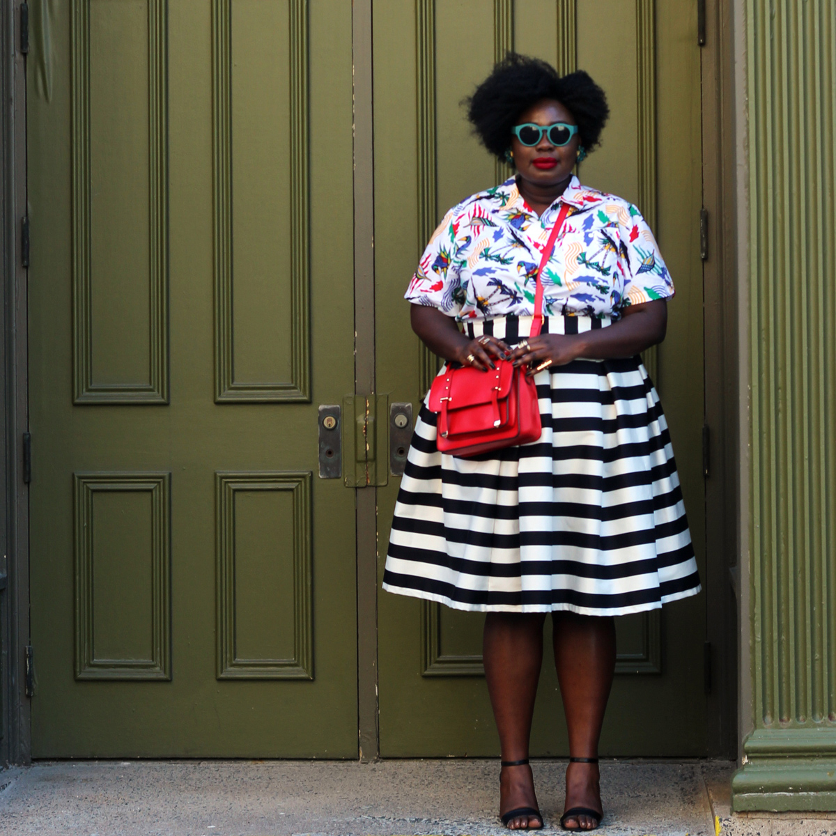 plus size horizontal stripes 06