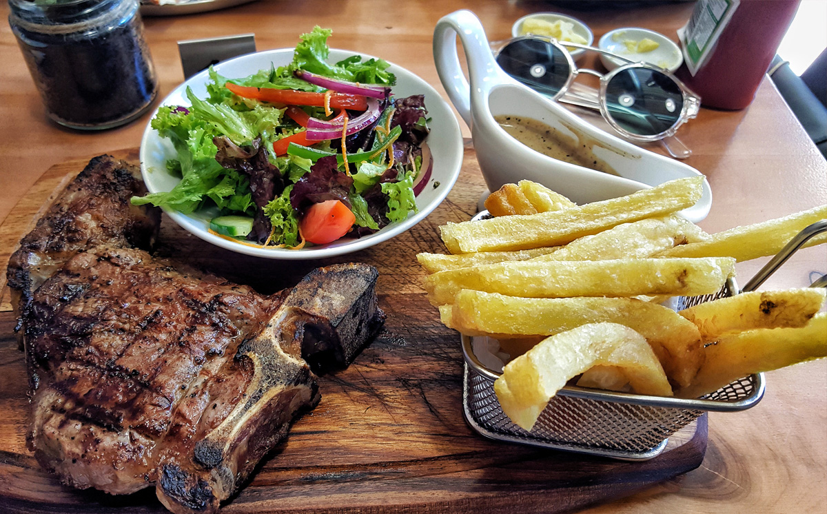 ZIMBABWE CHOP CHOP BRAZILIAN STEAKHOUSE LION HUNTER