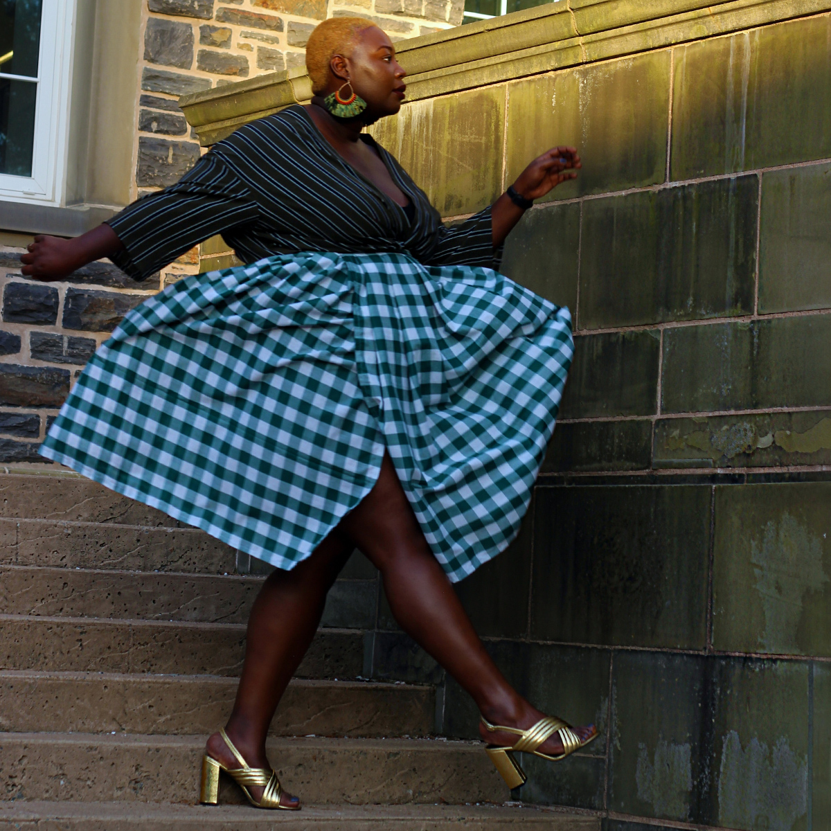 plus size style, halifax fashion blogger, halifax style blogger, how to wear checker print, how to mix prints 02
