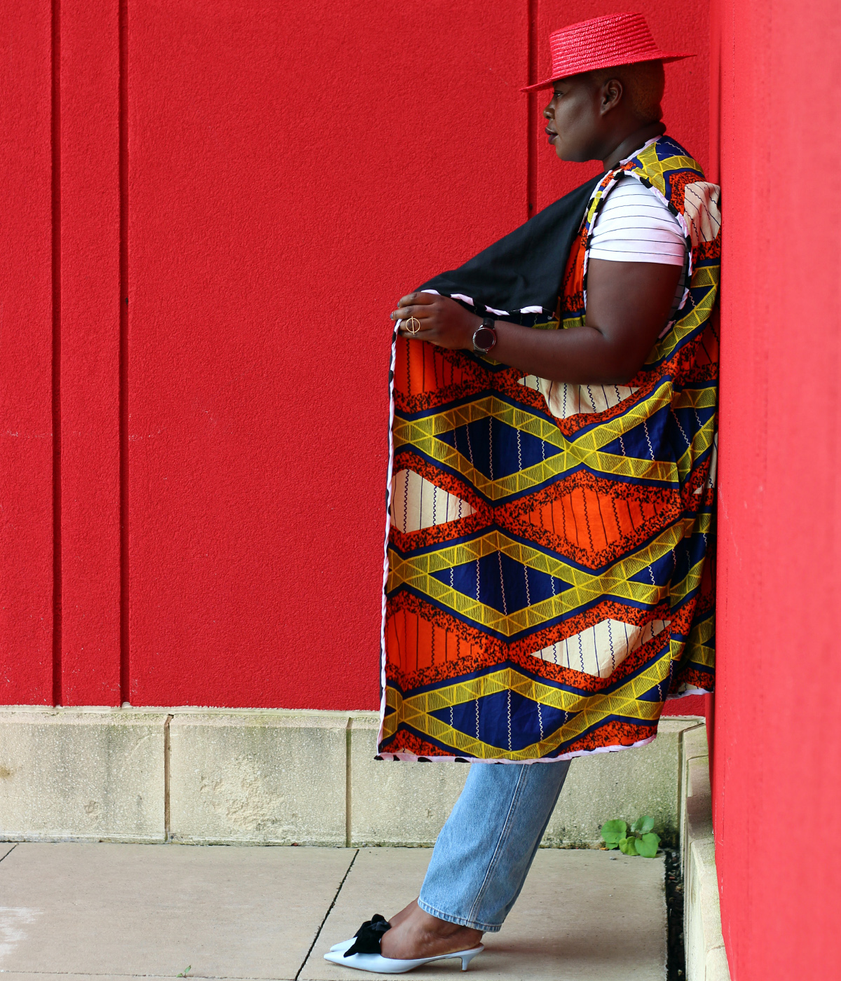 plus size coat, plus size reversible coat, zimbabwean fashion designer, chenesai fashion zimbabwe, zimbabwe fashion 01