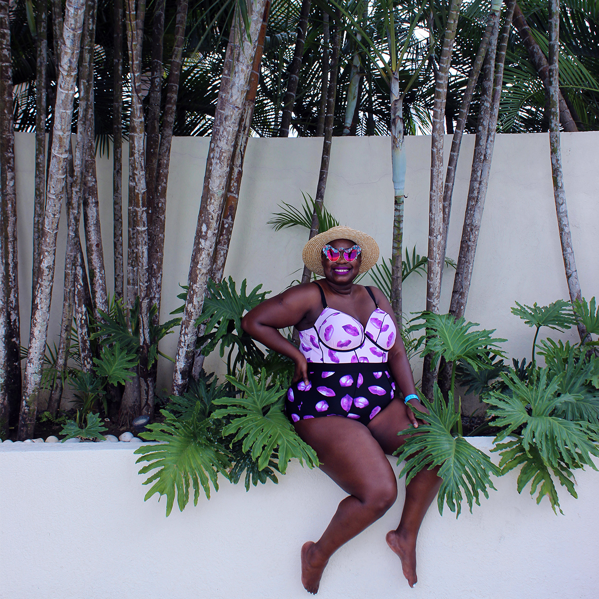 Bold swimsuits from a plus-size girl who wears & loves them